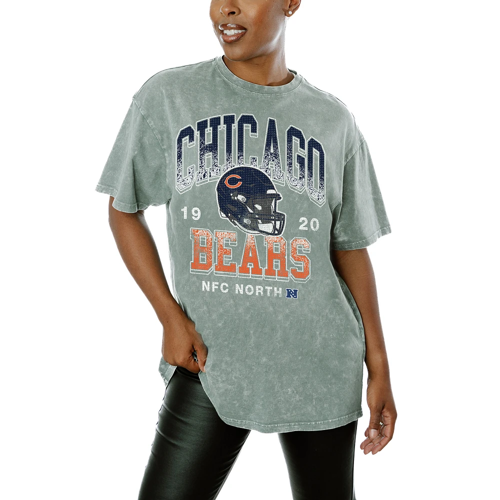 Women's Gameday Couture Gray Chicago Bears Nothing But The Best T-Shirt