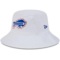 Youth New Era White Buffalo Bills 2024 NFL Training Camp Bucket Hat