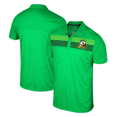 Men's Colosseum Green Oregon Ducks Big & Tall Langmore Polo