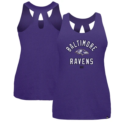 Women's New Era Purple Baltimore Ravens 2024 NFL Training Camp Tank Top