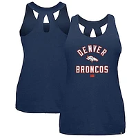 Women's New Era Navy Denver Broncos 2024 NFL Training Camp Tank Top