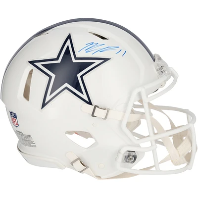 Micah Parsons Dallas Cowboys Autographed Riddell White 2022 Alternate Speed Authentic Helmet