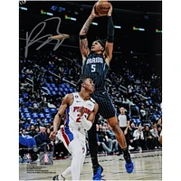 Paolo Banchero Orlando Magic Autographed 8" x 10" Dunk Vs. Detroit Pistons Photograph