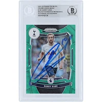 Harry Kane Tottenham Hotspur Autographed 2021-22 Panini Prizm EPL Green Wave Prizms #165 Beckett Fanatics Witnessed Authenticated Card