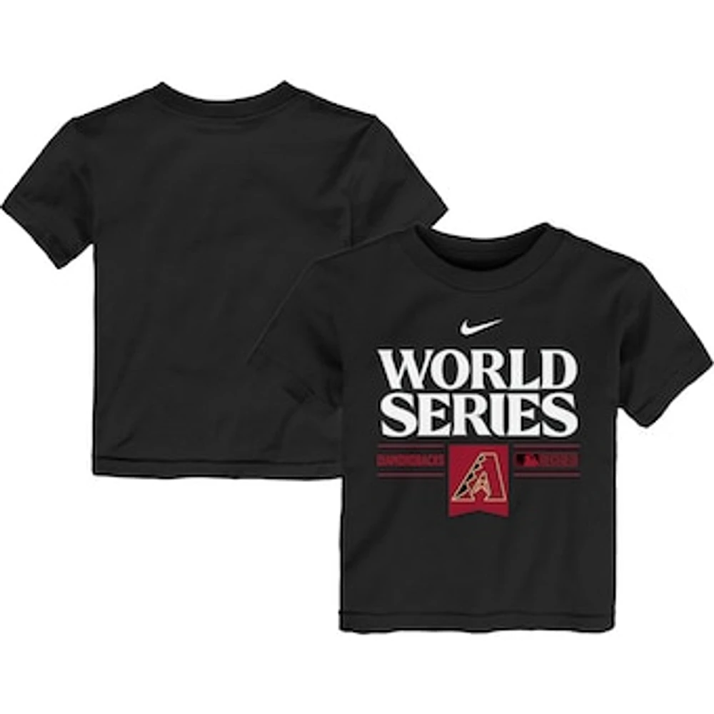 Toddler Nike  Black Arizona Diamondbacks 2023 World Series Authentic Collection T-Shirt