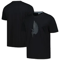 Men's Black Minnesota United FC Multi-Layer Primary Logo Heavyweight Relaxed T-Shirt