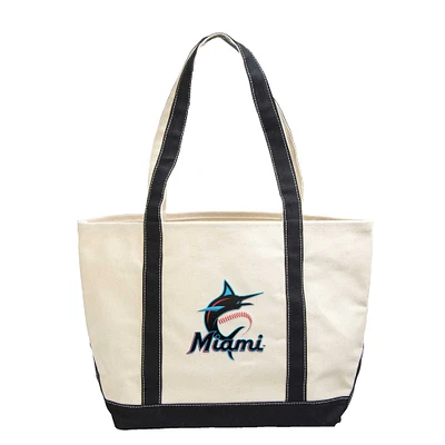 Miami Marlins Canvas Tote Bag