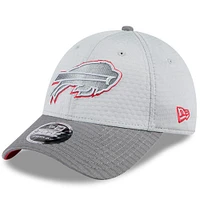 Men's New Era Gray Buffalo Bills 2024 NFL Training Camp 9FORTY Adjustable Hat