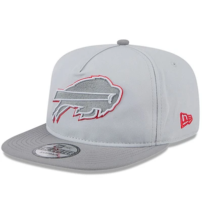 Men's New Era Gray Buffalo Bills 2024 NFL Training Camp Golfer Snapback Hat