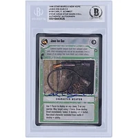 Carl Schmidt Star Wars Autographed 1996 CCG New Hope #159 BGS Authenticated Authentic Card