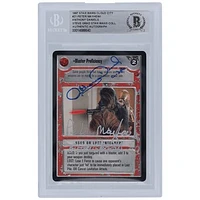 Peter Mayhew and Anthony Daniels Star Wars Autographed 1997 CCG Cloud City #21 BGS Authenticated Card with ''C-3PO'' & ''Chewbacca'' Inscriptions
