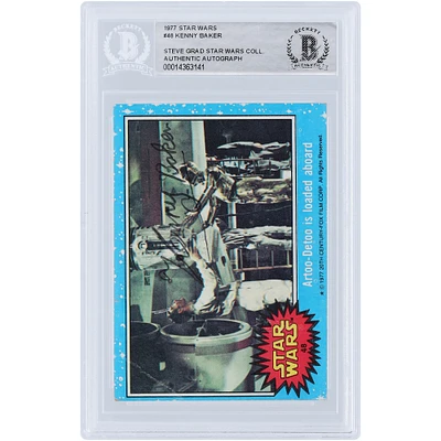 Kenny Baker Autographed 1977 Topps Star Wars #48 BAS Authenticated Card