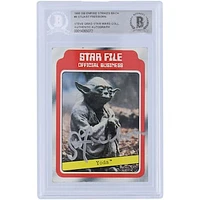 Stuart Freeborn Star Wars Autographed 1980 Topps The Empire Strikes Back #9 BAS Authenticated Card
