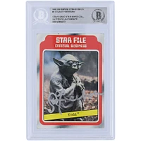 Stuart Freeborn Star Wars Autographed 1980 Topps The Empire Strikes Back #9 BAS Authenticated Card