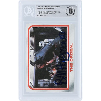 Bill Hargreaves Star Wars Autographed 1980 Topps The Empire Strikes Back #90 BAS Authenticated Card