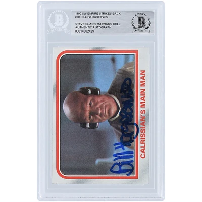 Bill Hargreaves Star Wars Autographed 1980 Topps The Empire Strikes Back #80 BAS Authenticated Card