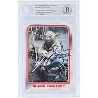Brian Johnson Star Wars Autographed 1980 Topps The Empire Strikes Back #59 BAS Authenticated Card with "SFX" Inscription