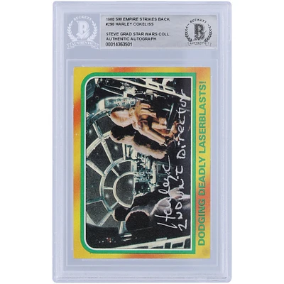 Harley Cokeliss Star Wars Autographed 1980 Topps The Empire Strikes Back #290 BAS Authenticated Card with "2nd Unit Director" Inscription