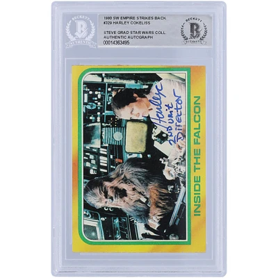 Harley Cokeliss Star Wars Autographed 1980 Topps The Empire Strikes Back #329 BAS Authenticated Card with "2nd Unit Director" Inscription