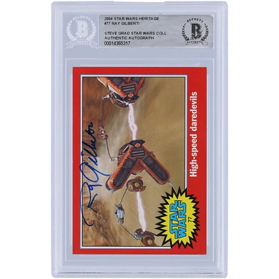 Ray Gilberti Autographed 2004 Topps Star Wars Heritage #77 BAS Authenticated Card