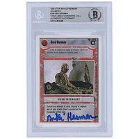 Miki Herman Star Wars Autographed 1995 Topps CCG #240 BAS Authenticated Card