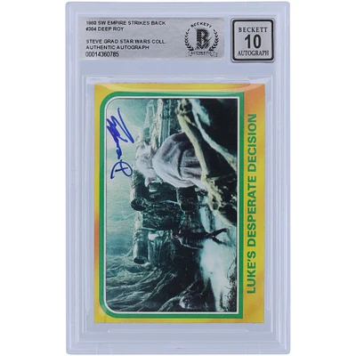 Deep Roy Star Wars Autographed 1980 Topps The Empire Strikes Back #304 BAS Authenticated 10 Card