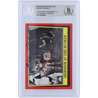 Roy Arbogast Star Wars Autographed 2004 Topps Heritage #60 BGS Authenticated Card
