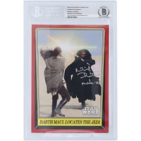 Nick Dudman Autographed 2016 Topps Star Wars Celebration Europe Oversized #4 BGS Authenticated Card with "Make Up" Inscription