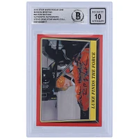 Ron Nathan Star Wars Autographed 2016 Topps Rogue One #64 BGS Authenticated 10 Card with "Luke Hand Double" Inscription