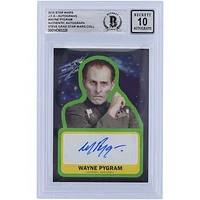 Wayne Pygram Star Wars Autographed 2015 Topps Journey To The Force Awakens #WP BGS Authenticated 10 Card