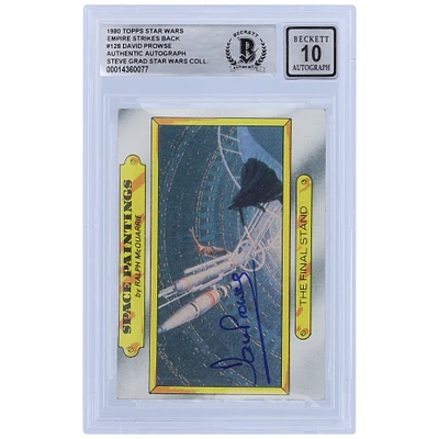 David Prowse Star Wars Autographed 1980 Topps The Empire Strikes Back Darth Vader #128 BGS Authenticated 10 Card