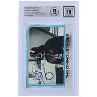 David Prowse Star Wars Autographed 1980 Topps The Empire Strikes Back Darth Vader #186 BGS Authenticated 10 Card