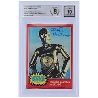 Jim Marlow Autographed 1977 Topps Star Wars Series 1 #124 BGS Authenticated 10 Card