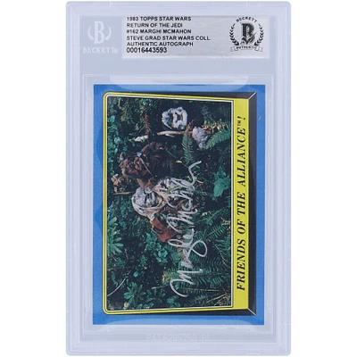 Marghi McMahon Star Wars Autographed 1983 Topps Return of the Jedi #162 BGS Authenticated Card