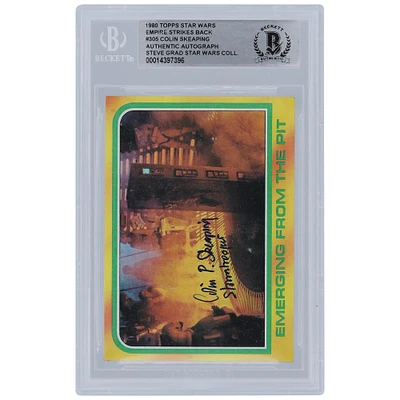 Colin Skeaping Star Wars Autographed 1980 Topps The Empire Strikes Back #305 BGS Authenticated Card with "Stormtrooper" Inscription