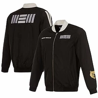 Men's JH Design Black Memphis Grizzlies 2023/24 City Edition Nylon Full-Zip Bomber Jacket