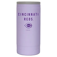 Cincinnati Reds 12oz. Lavender Soft Touch Slim Coolie