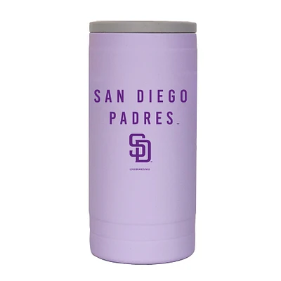 San Diego Padres 12oz. Lavender Soft Touch Slim Coolie