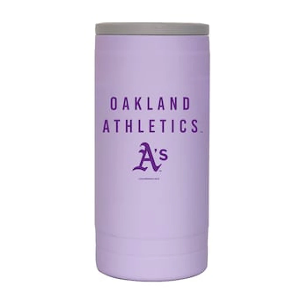 Oakland Athletics 12oz. Lavender Soft Touch Slim Coolie