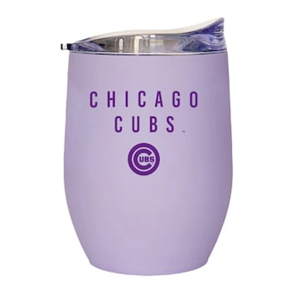 Chicago Cubs 16oz. Lavender Soft Touch Curved Tumbler