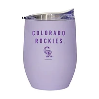 Colorado Rockies 16oz. Lavender Soft Touch Curved Tumbler