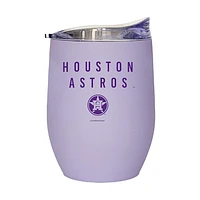 Houston Astros 16oz. Lavender Soft Touch Curved Tumbler