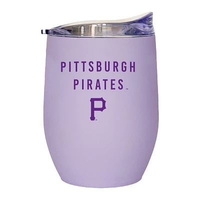 Pittsburgh Pirates 16oz. Lavender Soft Touch Curved Tumbler