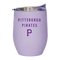 Pittsburgh Pirates 16oz. Lavender Soft Touch Curved Tumbler