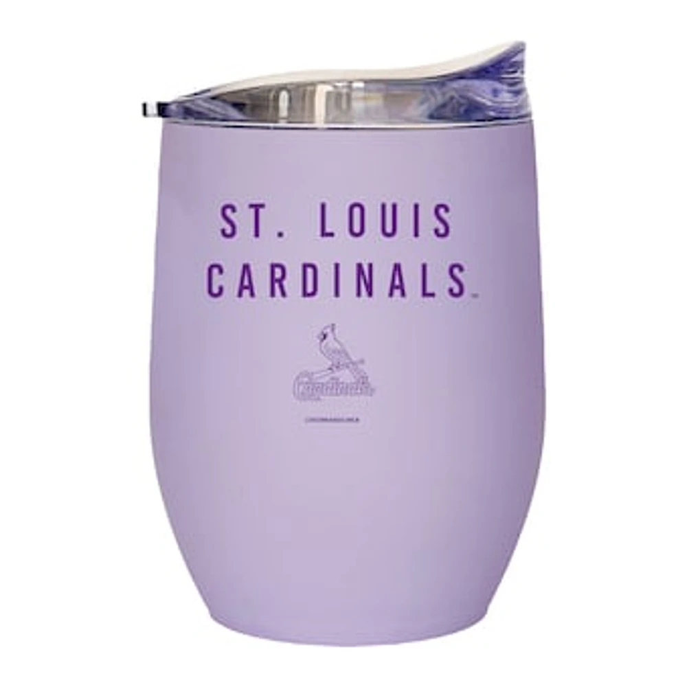 St. Louis Cardinals 16oz. Lavender Soft Touch Curved Tumbler