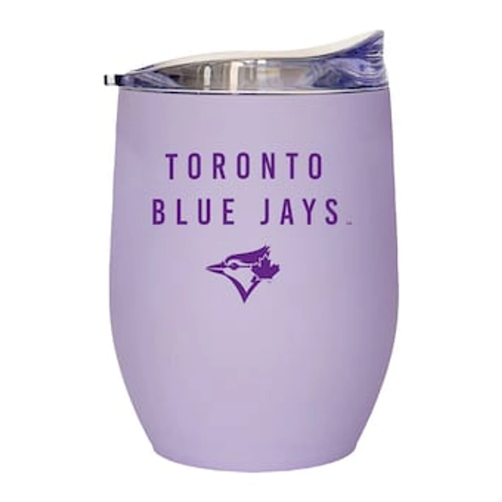 Toronto Blue Jays 16oz. Lavender Soft Touch Curved Tumbler