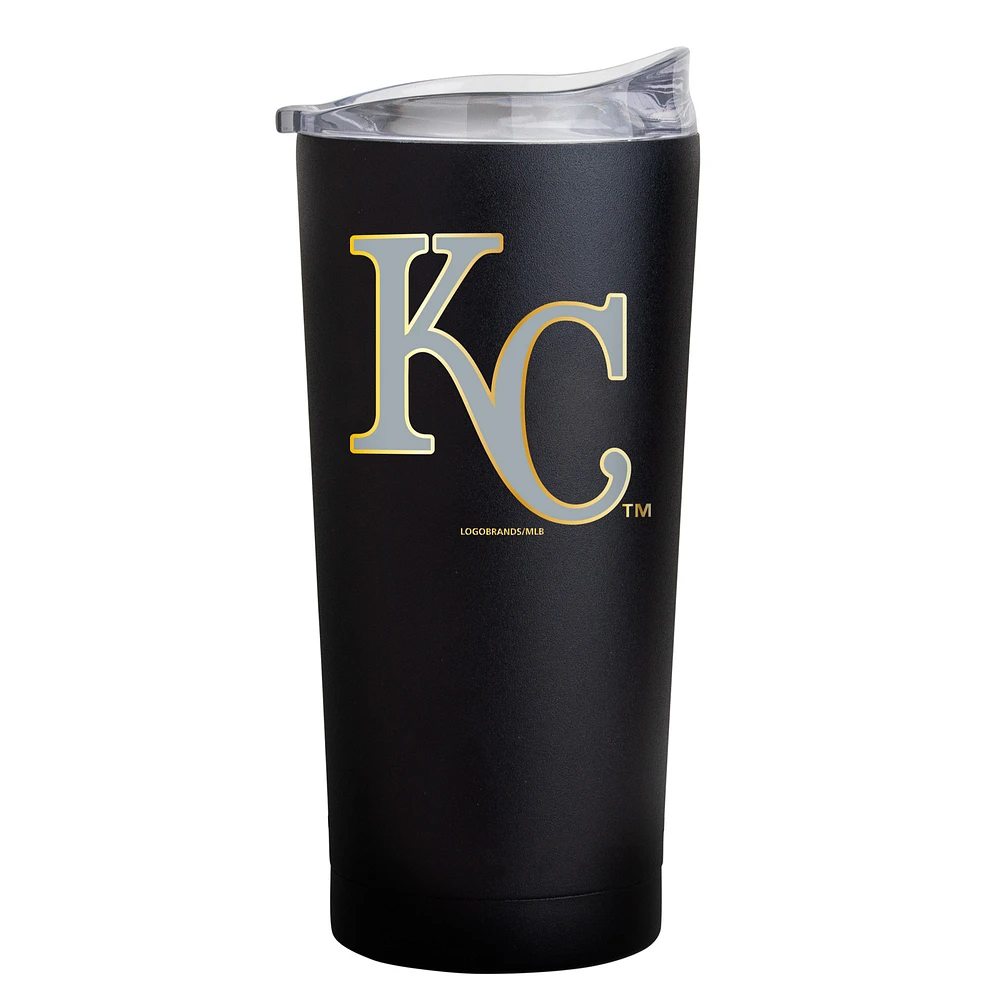 Kansas City Royals Black Foil 20oz. Powder Coat Tumbler