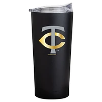 Minnesota Twins Black Foil 20oz. Powder Coat Tumbler