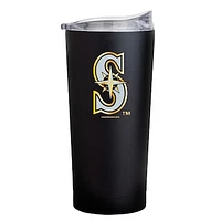 Seattle Mariners Black Foil 20oz. Powder Coat Tumbler