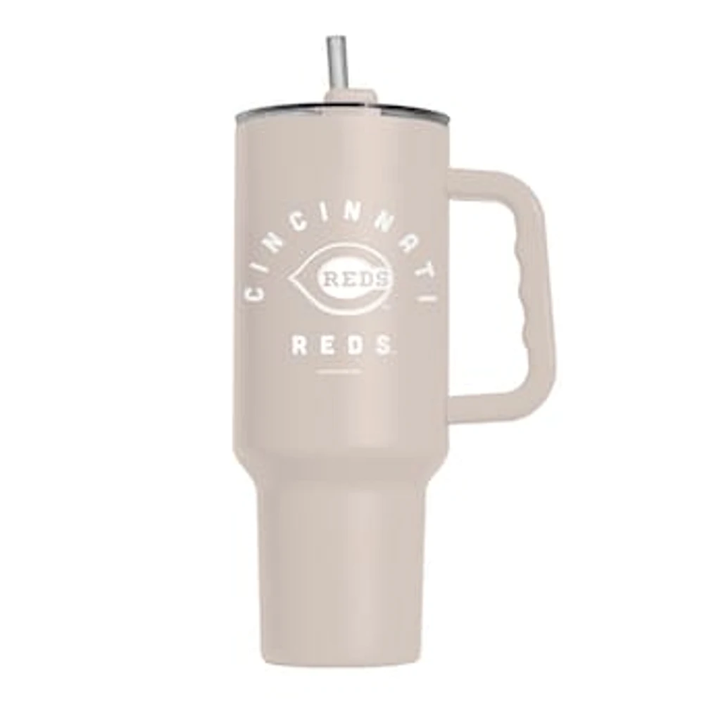 Cincinnati Reds 40oz. Sand Soft Touch Tumbler